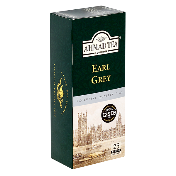 Ahmad Tea | Earl Grey Tea | 25 sáčků (s úvazkem) - Ahmad Tea ...