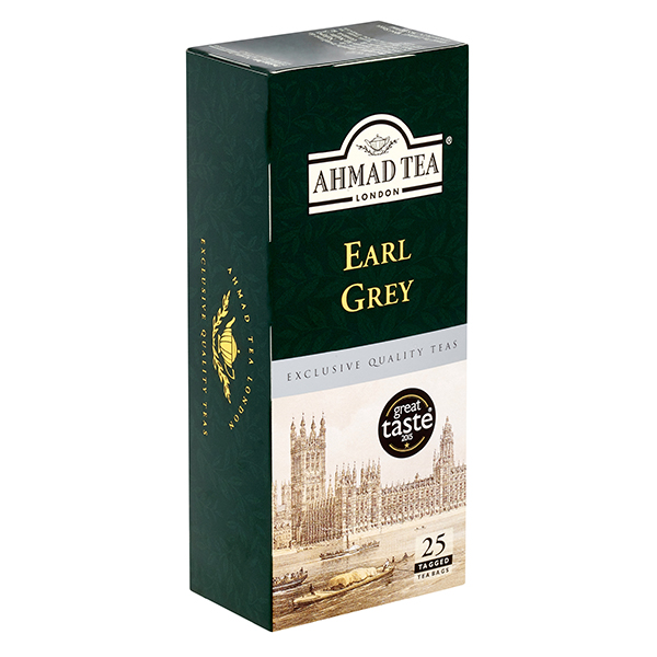 Ahmad Tea | Earl Grey Tea | 25 sáčků (s úvazkem)