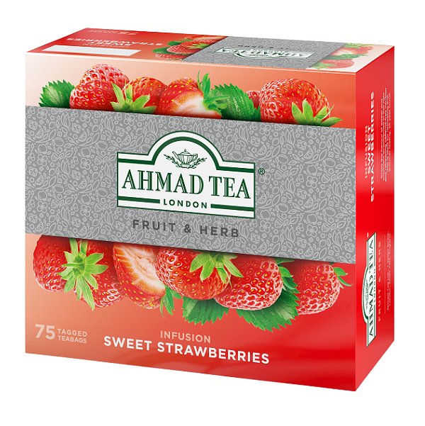 Ahmad Tea | Sweet Strawberries | 75 sáčků (s úvazkem)