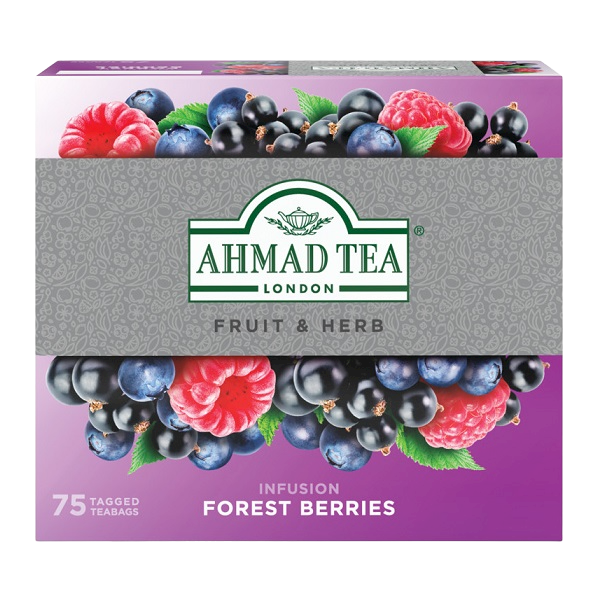 Ahmad Tea | Forest Berries | 75 sáčků (s úvazkem)