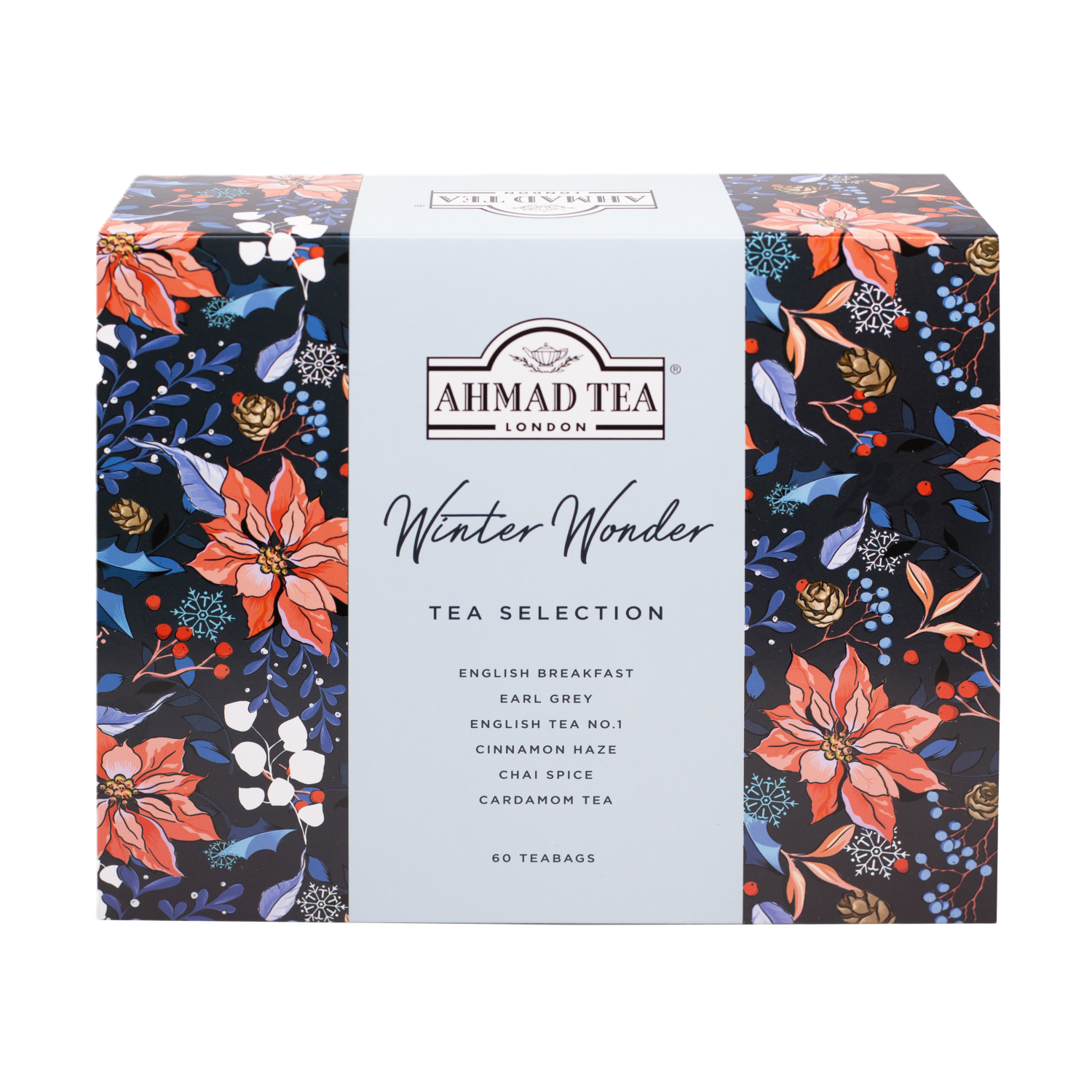 AHMAD TEA Winter wonder selection černé čaje 60 sáčků