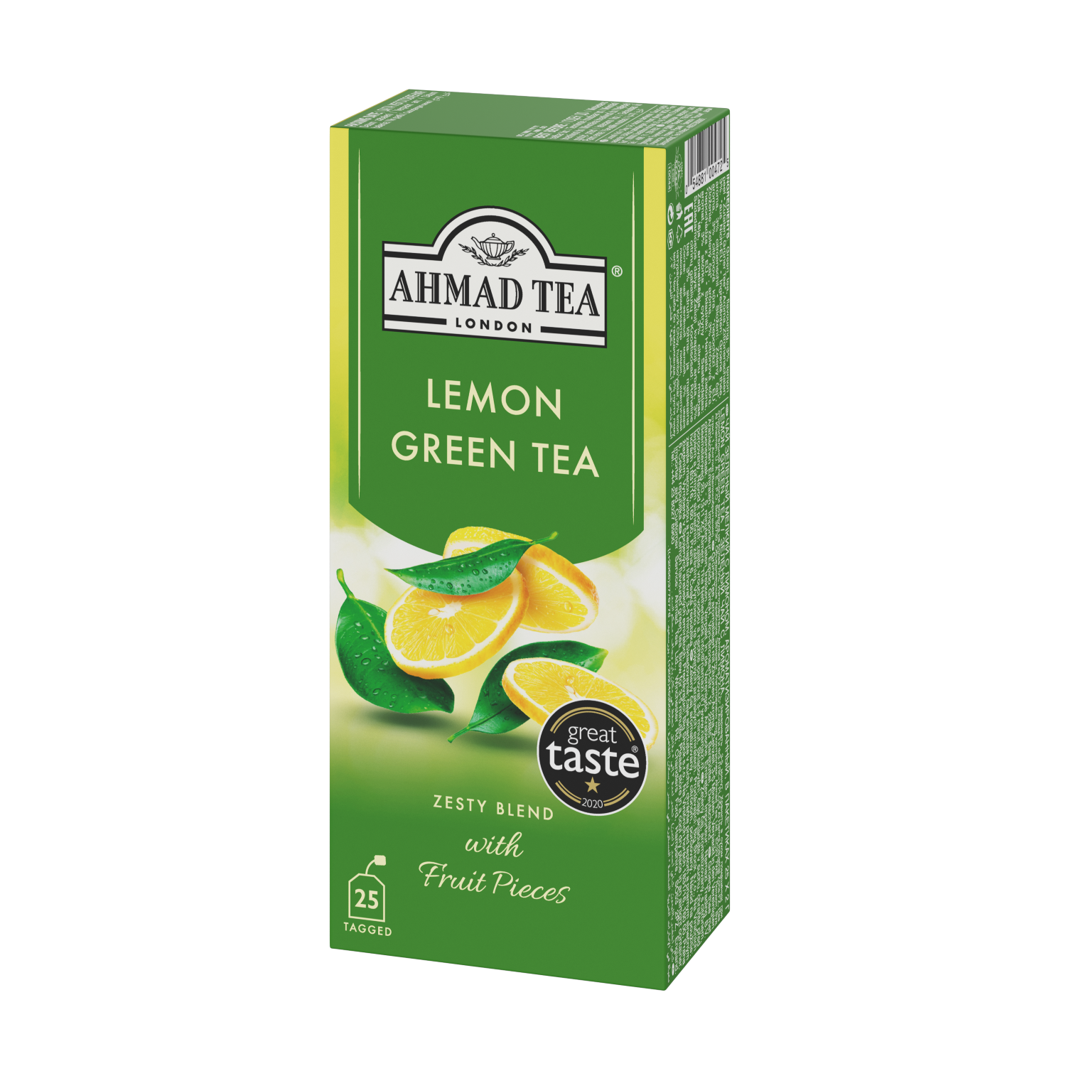 Ahmad Tea Lemon Green Tea | 25 sáčků (s úvazkem)