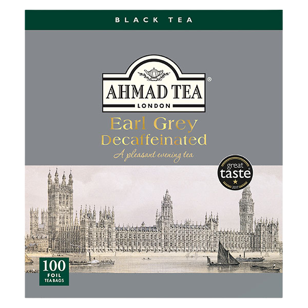 Ahmad Tea | Earl Grey Decaffeinated | 100 alu sáčků