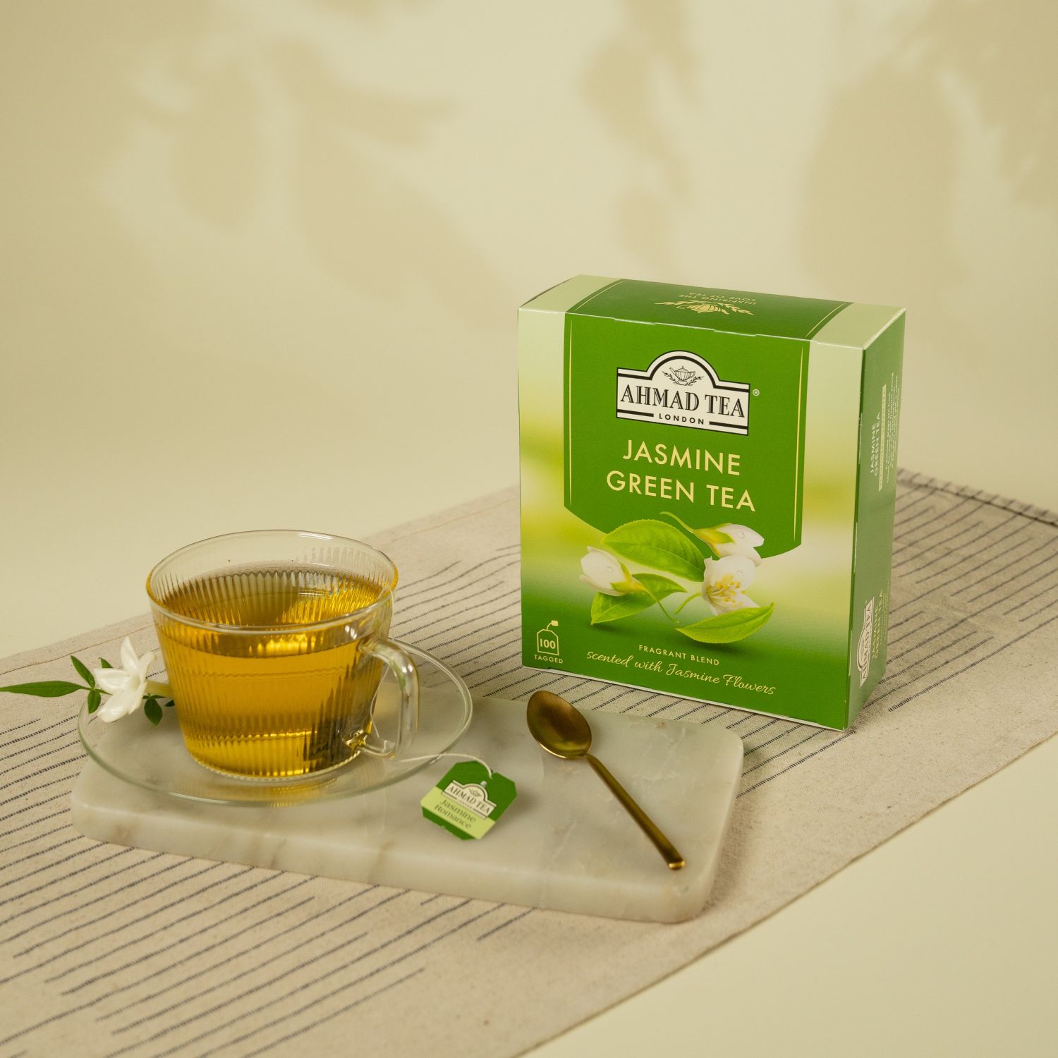 Ahmad Tea | Jasmine Green Tea | 100 sáčků (s úvazkem)