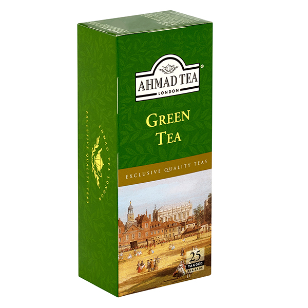 Ahmad Tea | Green Tea | 25 sáčků (s úvazkem)