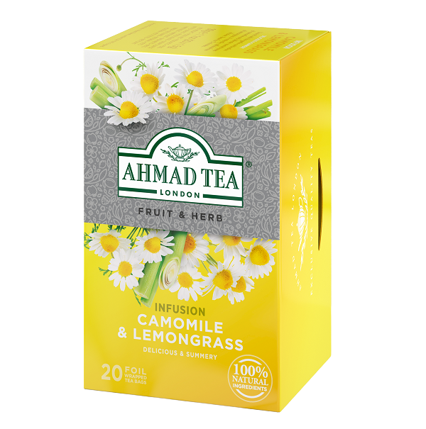 Ahmad Tea | Camomile & Lemongrass | 20 alu sáčků